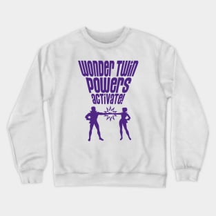 WONDER TWINS - Groovy tie dye Crewneck Sweatshirt